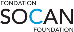 All trademarks, trade names or company names referenced herein are used for identification purposes only and are the property of their respective owners. The SOCAN Foundation logo is a trademark of SOCAN Foundation and is used under licence. SOCAN Foundation / Fondation SOCAN